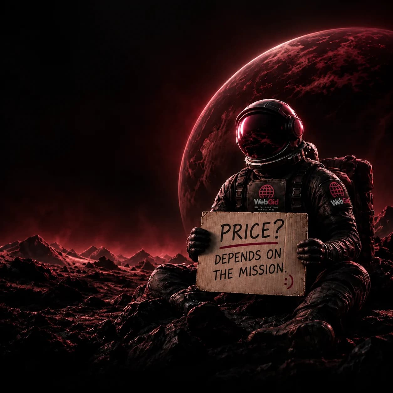 WebGid Guide: the price depends on the mission